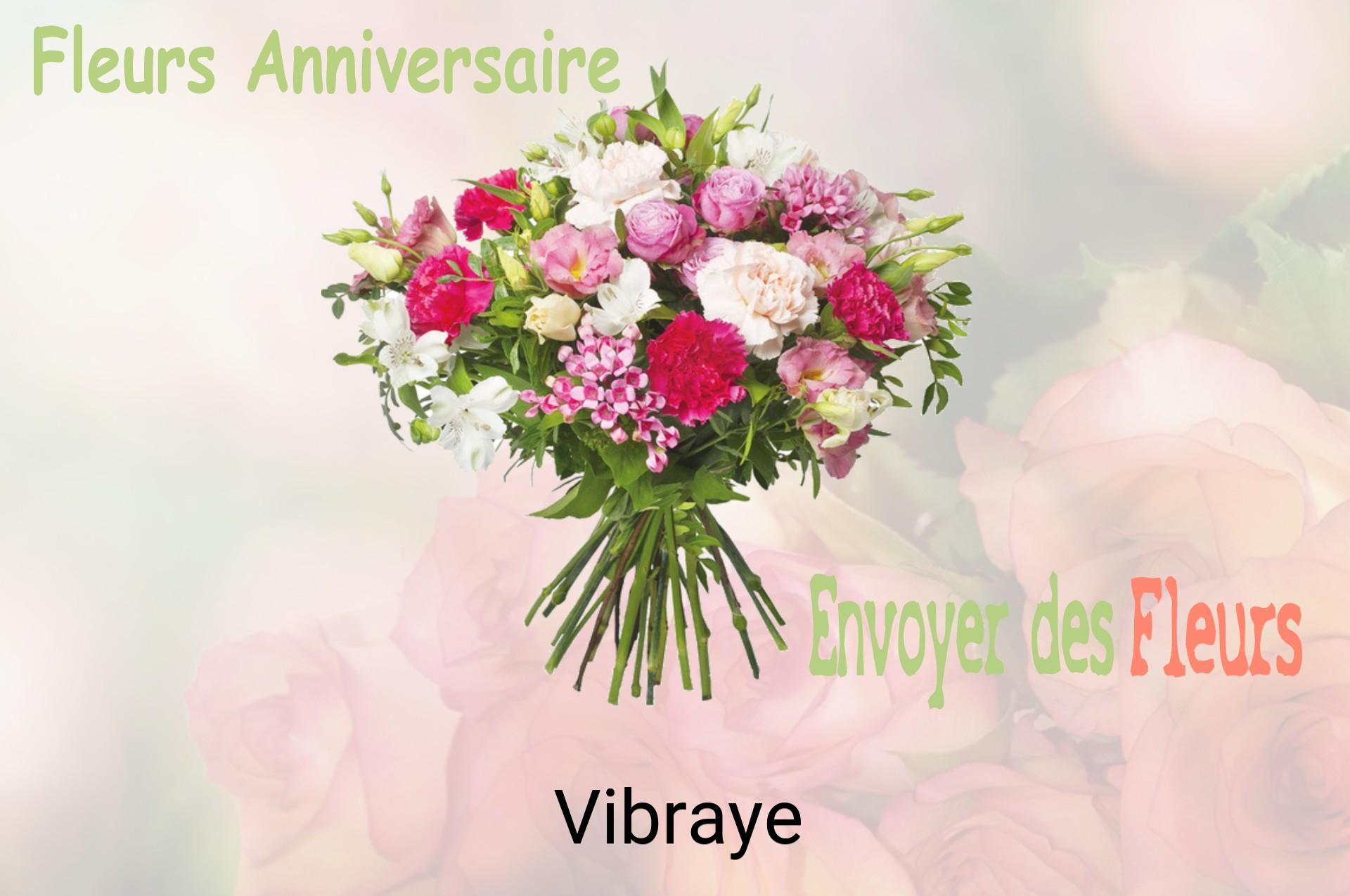Bouquet de fleurs d’anniversaire livré à Vibraye